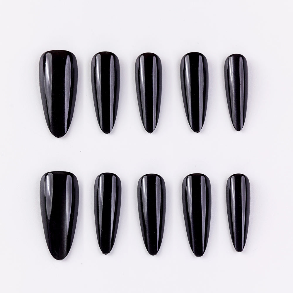 Simple Elegance London Long Press-On Nails – Handcrafted Durable Fake Nails for Elegant Look